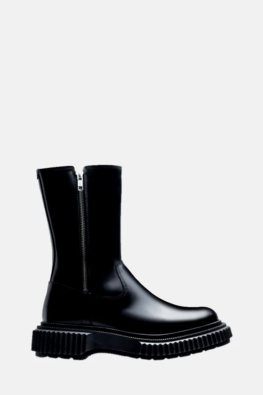 ADIEU Ανδρικό Μαύρο Type 184 High Boots ADIEU