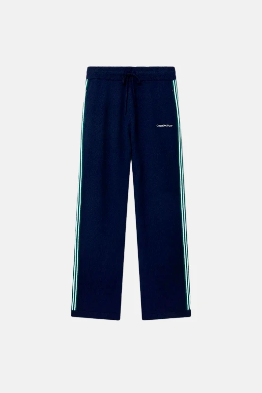 CASABLANCA Ανδρικό Μπλε Knit Tennis Trousers CASABLANCA