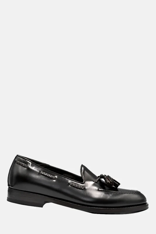 PHILIPPE LANG Ανδρικό Καφέ Leather Loafers In Brown PHILIPPE LANG