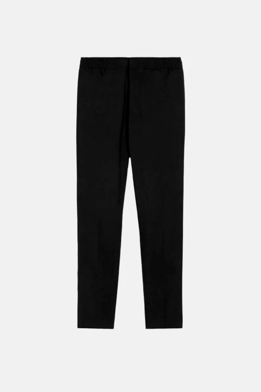 AMI PARIS Ανδρικό Black Elasticated Waist Pants AMI PARIS