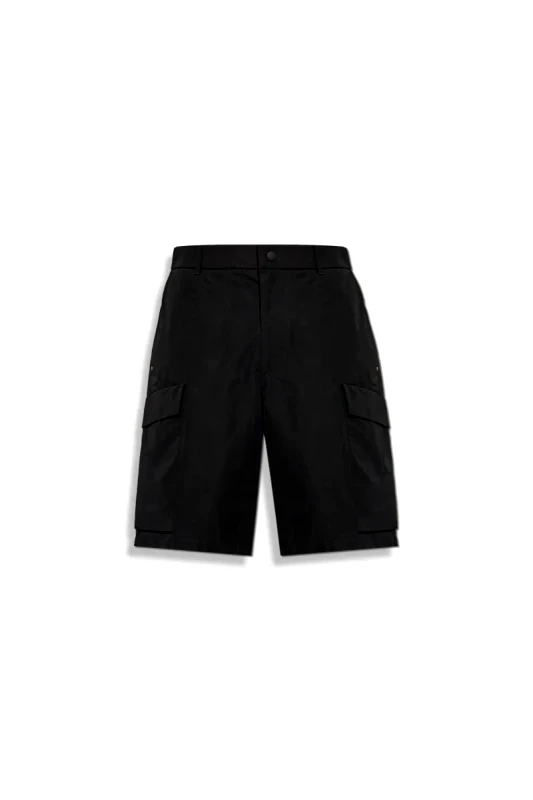 MONCLER MONCLER Ανδρικό Μαύρο Black Cargo Shorts