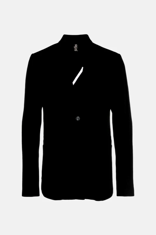 THOM KROM Ανδρικό Μαύρο One Button Black Blazer THOM KROM
