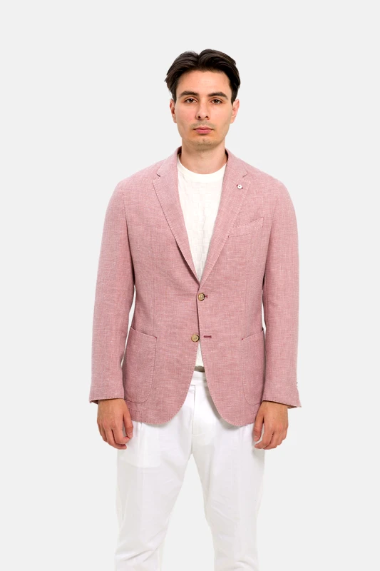 LUBIAM Ανδρικό Ροζ Suit In Pink LUBIAM
