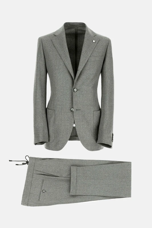 LUBIAM Ανδρικό Γκρι Jim Suit In Grey LUBIAM