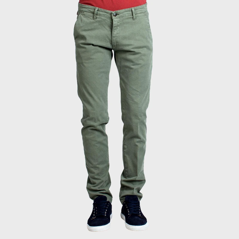 FOUR TEN Ανδρικό Πράσινο Light Green Casual Pants FOUR TEN