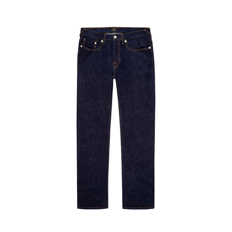 PAUL SMITH Ανδρικό Μπλε Tapered-Fit 'Crosshatch Stretch' Jeans PAUL SMITH