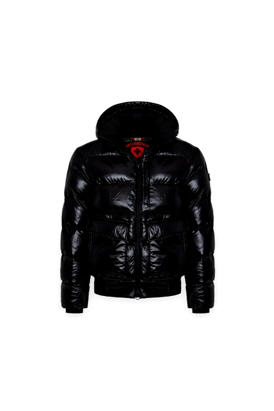 WELLENSTEYN Ανδρικό Μαύρο Blackbird Men Blouson Puffer Jacket WELLENSTEYN