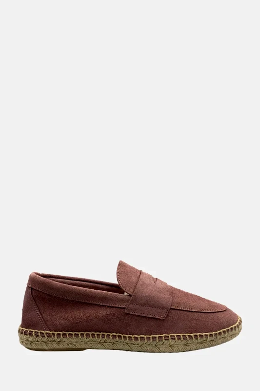 ABARCA ABARCA Ανδρικό Ροζ Split Leather Moccasins/Pink