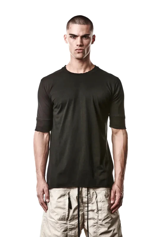 THOM KROM THOM KROM Ανδρικό Μαύρο T-Shirt M TS 942