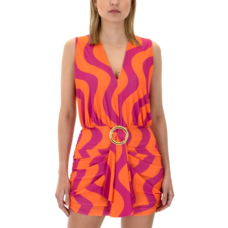C.MANOLO SLEEVELESS MINI DRESS WOMEN C.MANOLO