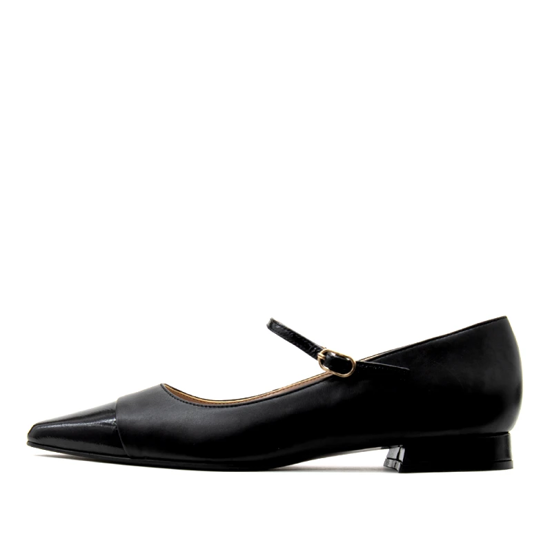 FARDOULIS LEATHER MARY JANE BALLERINAS WOMEN FARDOULIS