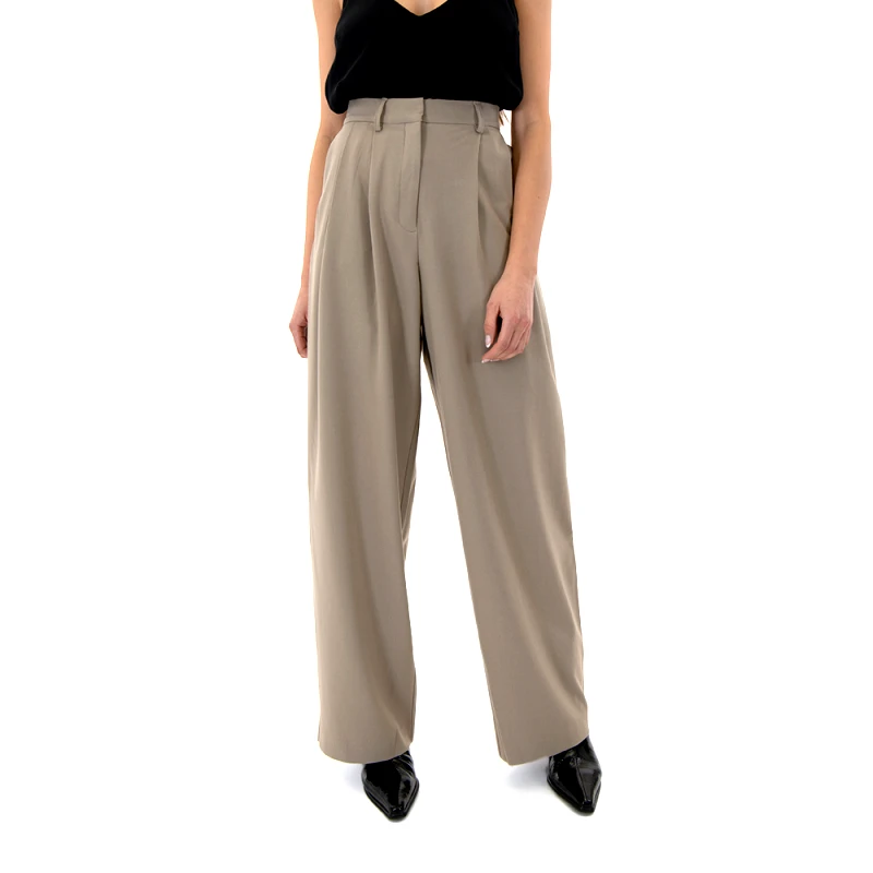 BLACK n BLACK HIGH WAIST WIDE LEG PANTS WOMEN BLACK & BLACK
