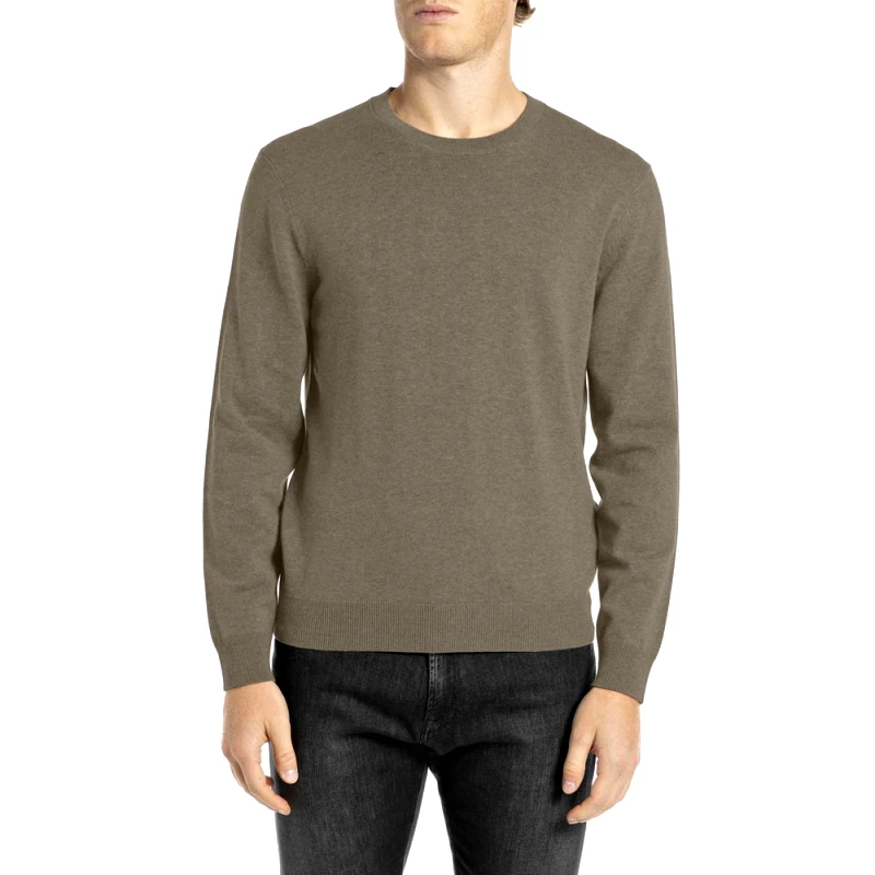 REPLAY BASIC KNIT SWEATSHIRT MEN REPLAY