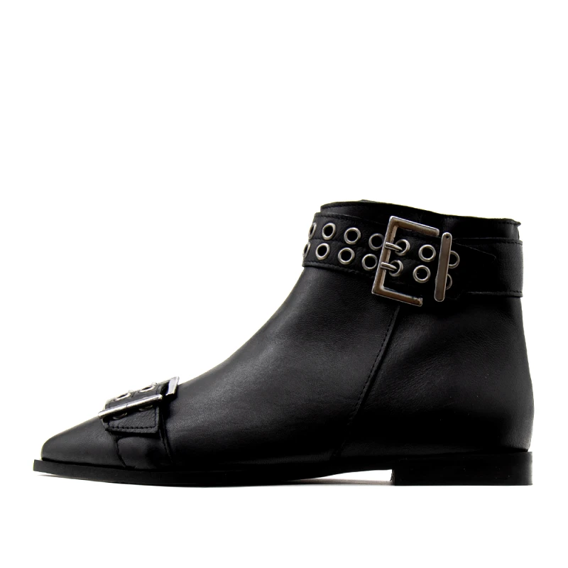 RICCIANERA LEATHER ANKLE BOOTS WOMEN RICCIANERA
