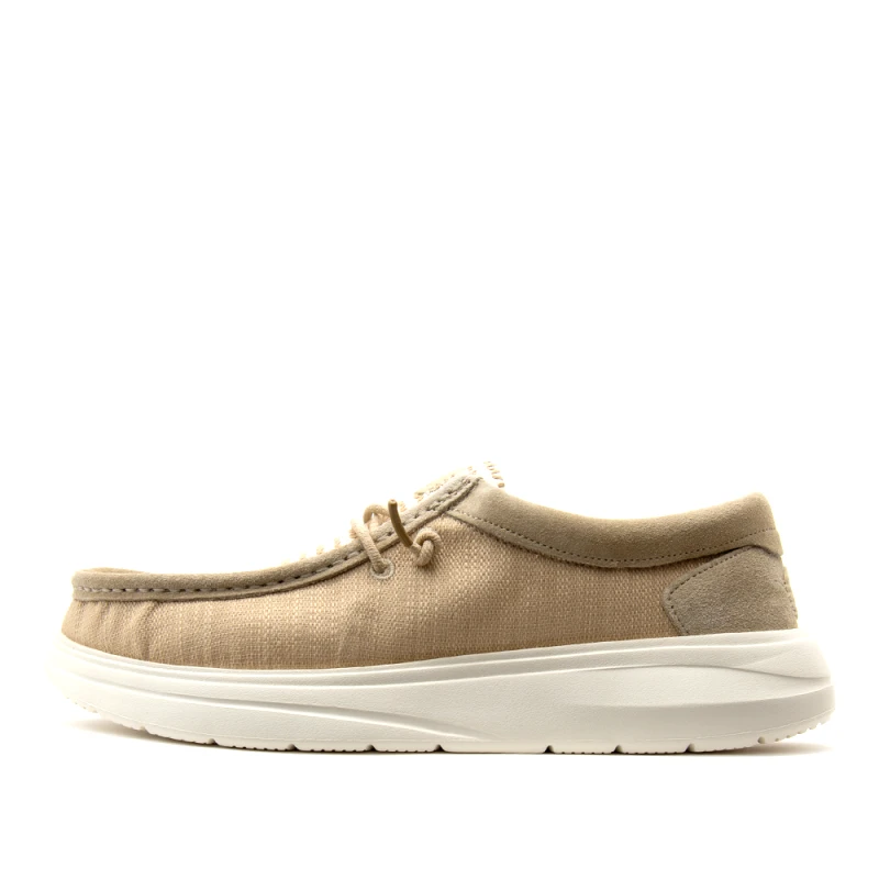 HEYDUDE E70997 WALLY SUEDE WITH WOVEN DETAILS MOCCASINS MEN HEYDUDE