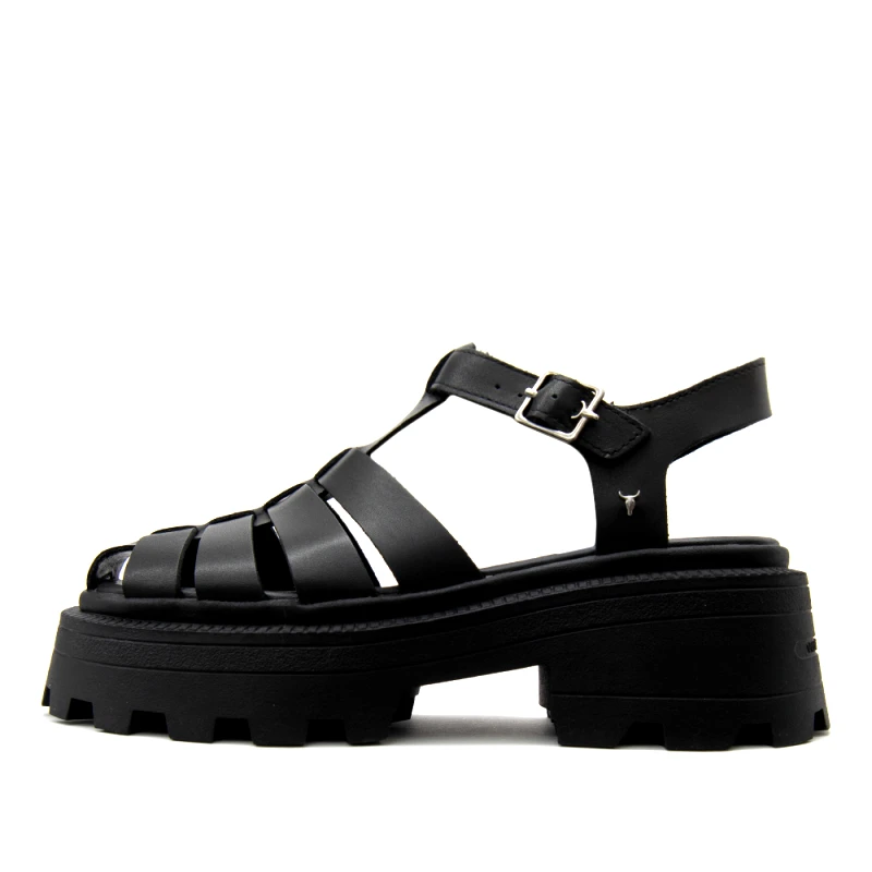 WINDSORSMITH RARE LEATHER PLATFORM SANDALS WOMEN WINDSORSMITH