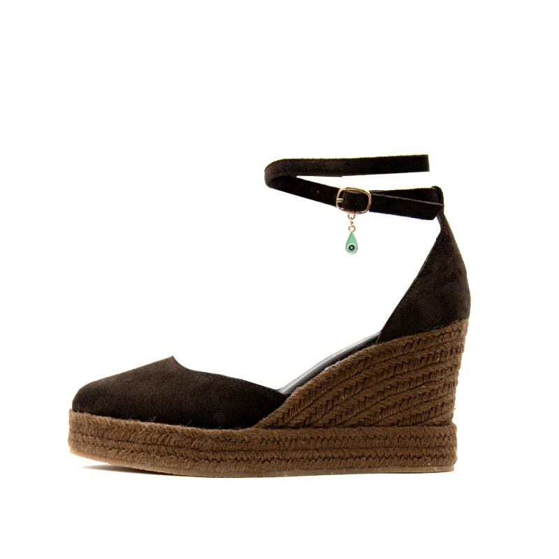KOMIS n KOMIS SUEDE LEATHER PLATFOTM ESPADRILLES WOMEN KOMIS & KOMIS