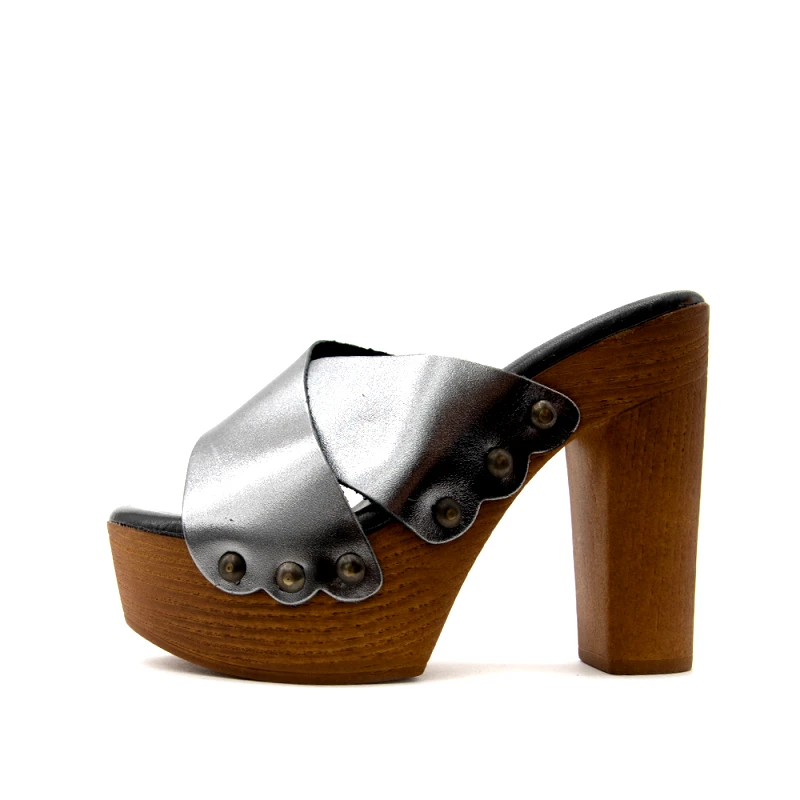SMART CRONOS LEATHER HIGH HEEL SANDALS WOMEN SMART CRONOS