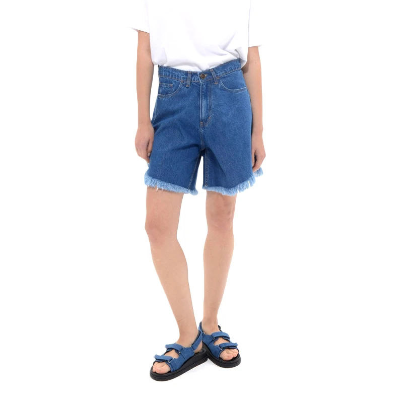 SAC n CO DOMNA DENIM HIGH WAIST SHORTS WOMEN SAC & CO