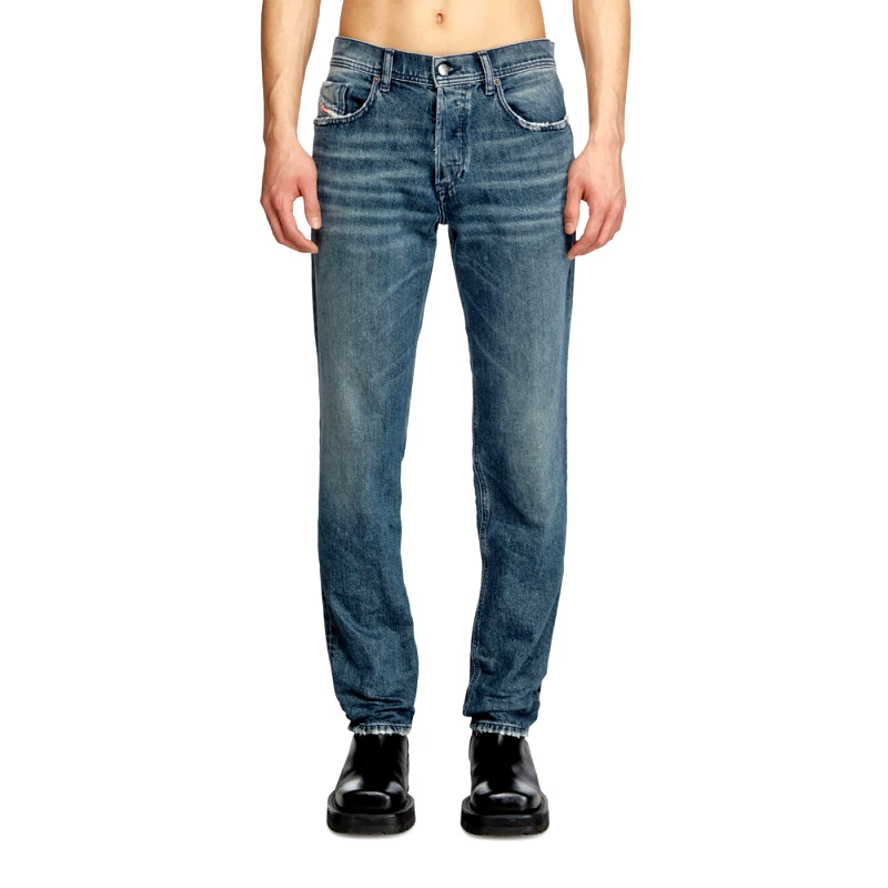 DIESEL 2023 D-FINITIVE MID WAIST REGULAR FIT L.32 JEANS MEN DIESEL