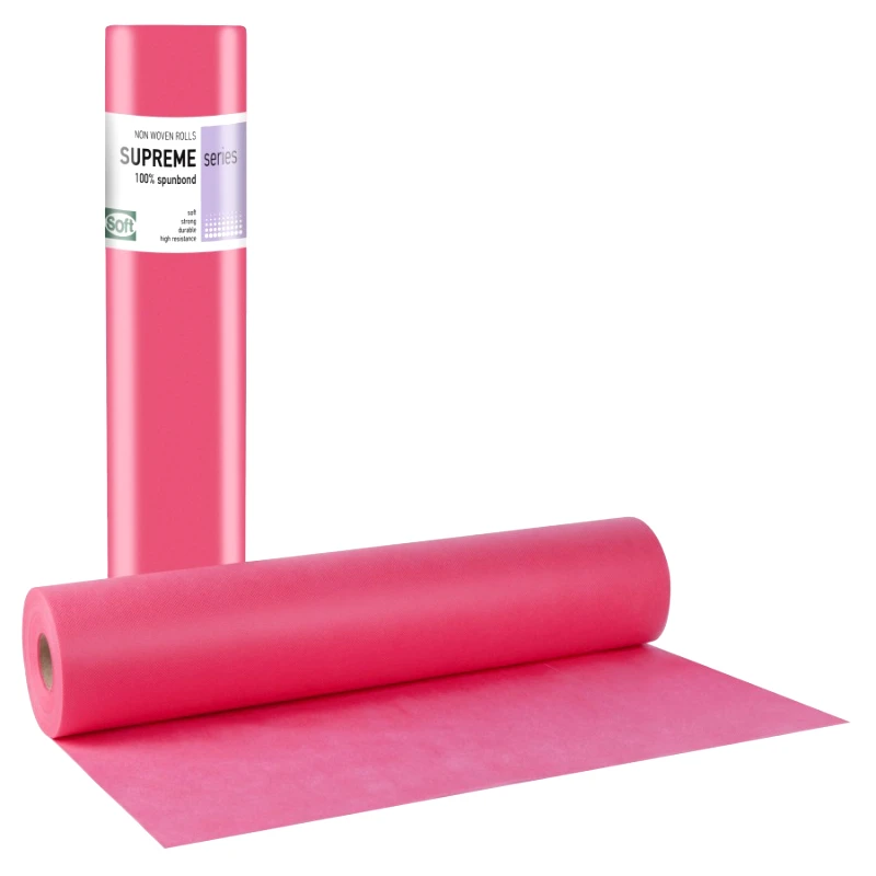 Bournas Medicals Εξεταστικό Ρολό Non Woven 20g 50cm 9 τεμάχια Ροζ