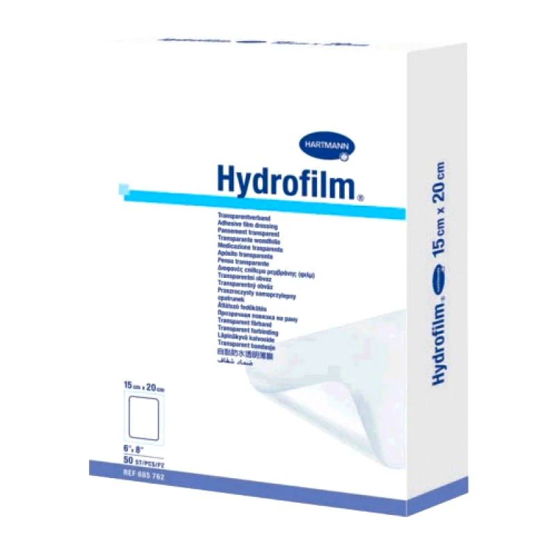 Hartmann Αυτοκόλλητο Διαφανές Επίθεμα Hydrofilm® Hartmann 6x7cm 10 τεμάχια