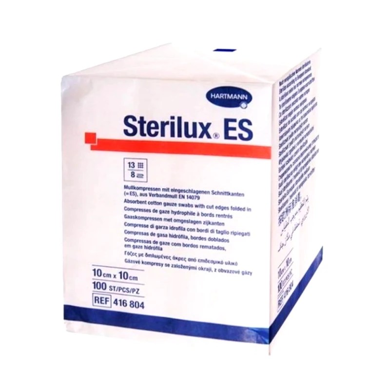 Hartmann Γάζα μη Αποστειρωμένη 13 Κλωστών Sterilux ES Hartmann 10x10cm 100 τεμάχια