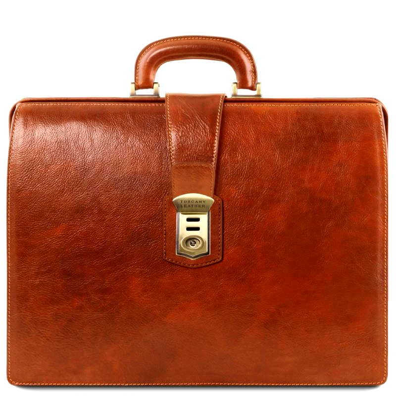 Tuscany Leather Ιατρική Τσάντα Canova Μελί