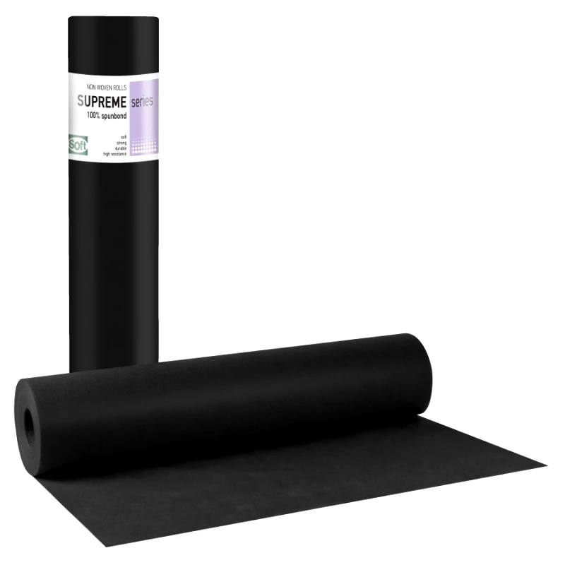 Bournas Medicals Εξεταστικό Ρολό Non Woven 20g 58cm 9 τεμάχια Μαύρο