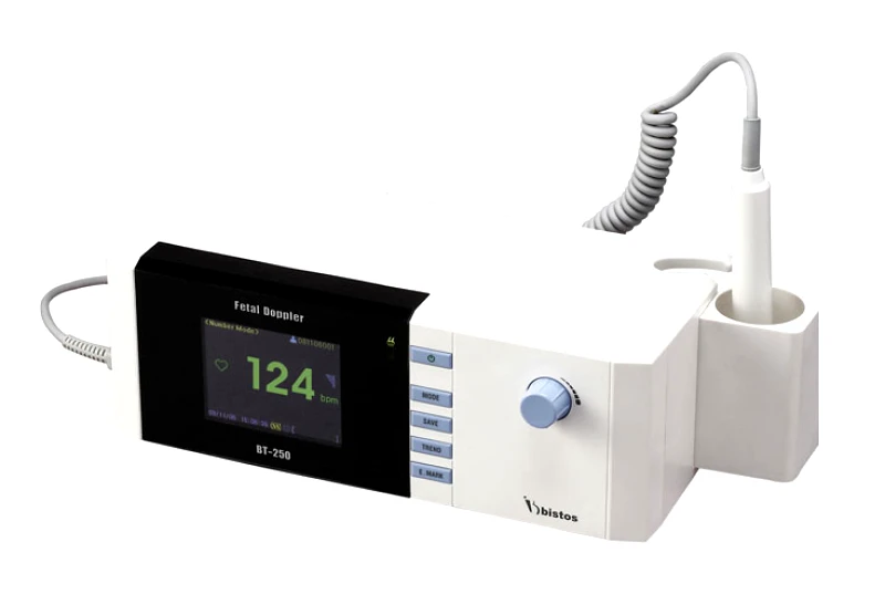 Bistos Επιτραπέζιο Doppler Παλμών Εμβρύου Bistos BT-250 με Γυναικολογική Κεφαλή 3 MHz