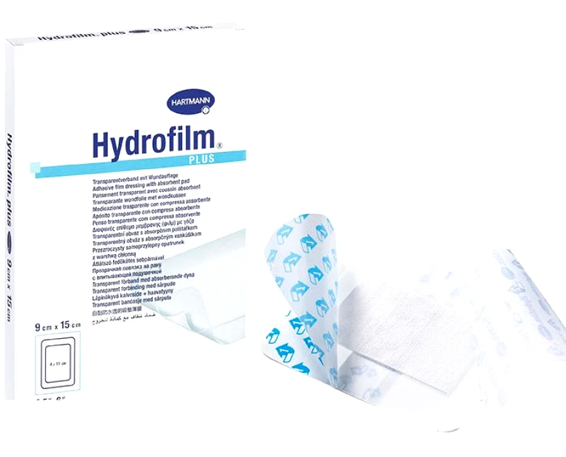Hartmann Αυτοκόλλητο Διαφανές Επίθεμα Hydrofilm Plus® Hartmann 5x7cm 5 τεμάχια