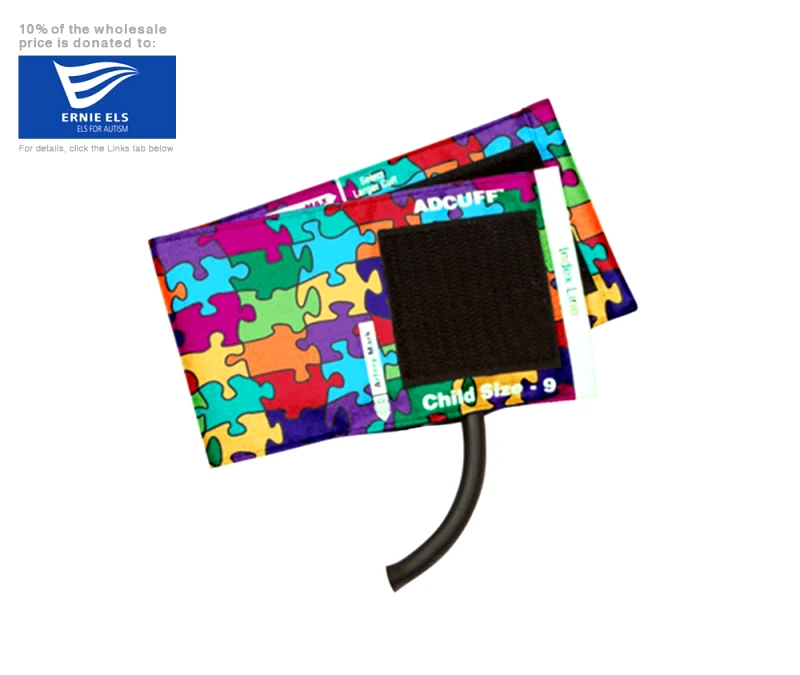 ADC USA Περιχειρίδα Πιεσομέτρων ADC USA Adcuff™ Μονού Σωλήνα Puzzle Pieces Child