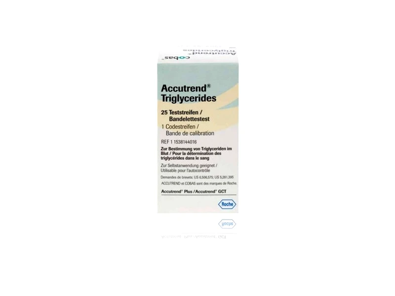 Roche Ταινίες μέτρησης Τριγλυκεριδίων συσκευής ROCHE Accutrend Plus