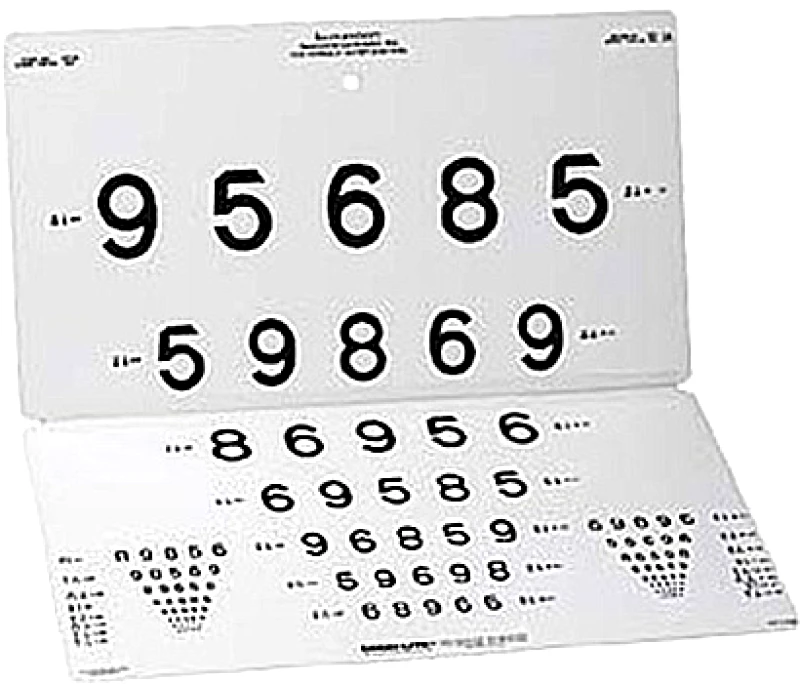 GIMA Διάγραμμα Οπτομετρίας Lea Numbers