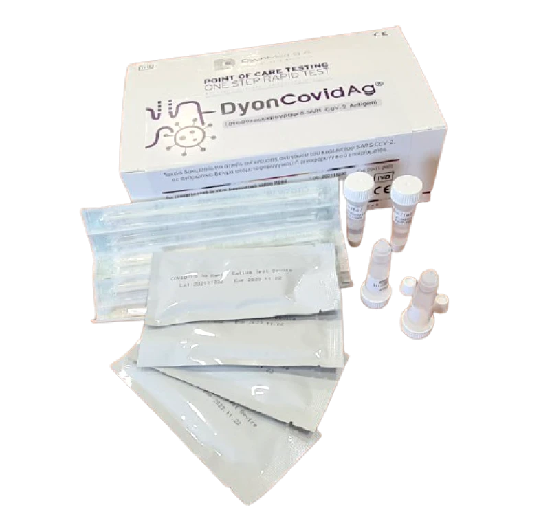 DyonMed Rapid Τεστ Αντιγόνων DyonCovidAg DyonMed (Ρινικό - Ρινοφαρυγγικό - Φαρυγγικό) | Ατομικό