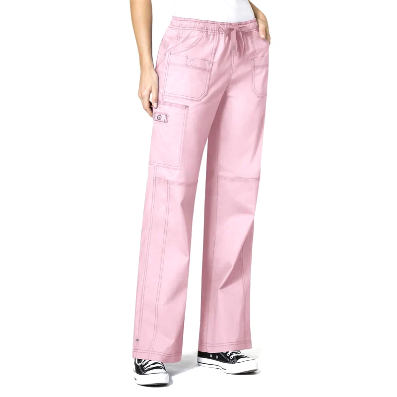WonderWink Παντελόνι Γυναικείο Υγειονομικών Wonderwink WonderFlex Multi Pocket Cargo Faith Rose Blush