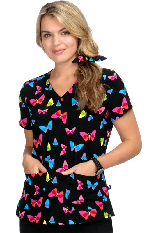 KOI USA Μπλούζα Γυναικεία Υγειονομικών KOI™ USA Butterfly Sheer