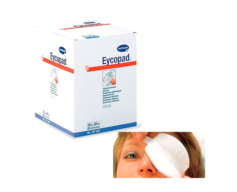 Hartmann Oφθαλμικά Επιθέματα Αποστειρωμένα Eycopad Hartmann 56x70mm 25 τεμάχια