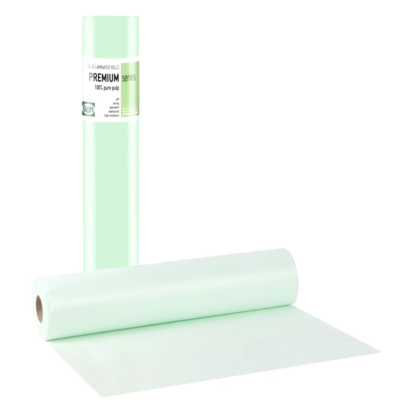 Bournas Medicals Εξεταστικό Ρολό Premium Πλαστικοποιημένο 50cm 12 τεμάχια Πράσινο