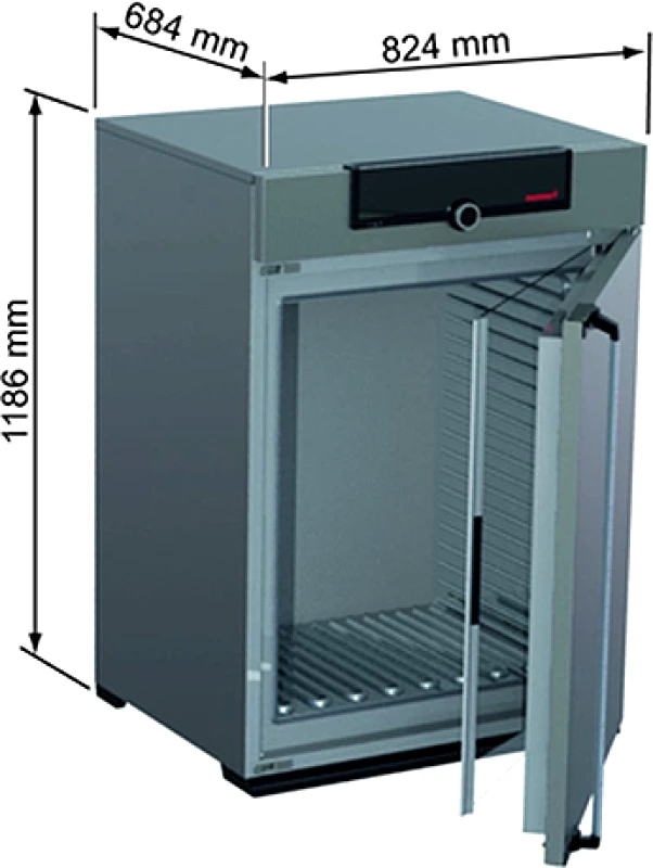 Memmert Επωαστικός Κλίβανος Memmert IN260 με Φυσική Κυκλοφορία Αέρα 256L