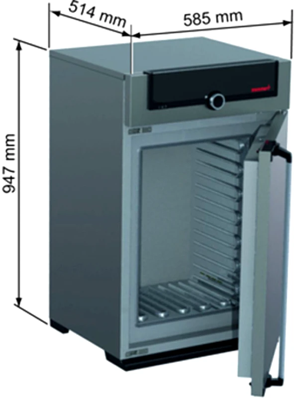 Memmert Κλίβανος Αποστείρωσης Memmert UN75 με Φυσική Κυκλοφορία Αέρα 74L