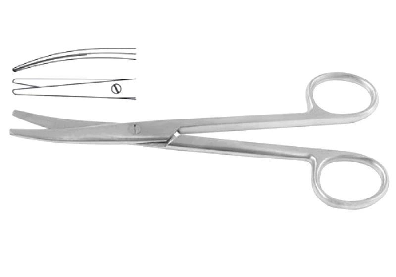 Medicon Χειρουργικό Ψαλίδι Mayo-Stille Κυρτό Αμβλύ 17εκ Medicon