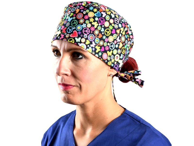 GIMA Σκουφάκι Χειρουργείου Unisex Gima "Funny Cap" Peace | Medium