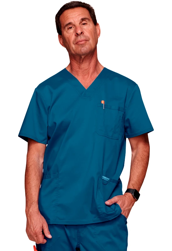 Cherokee Ανδρική Μπλούζα Cherokee Revolution | V-Neck | 3 Τσέπες | Caribbean Blue