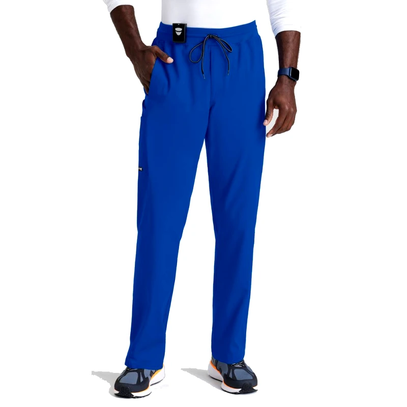 Grey's Anatomy Παντελόνι Ανδρικό Υγειονομικών Grey's Anatomy Spandex Stretch Hudson Cargo Galaxy Blue