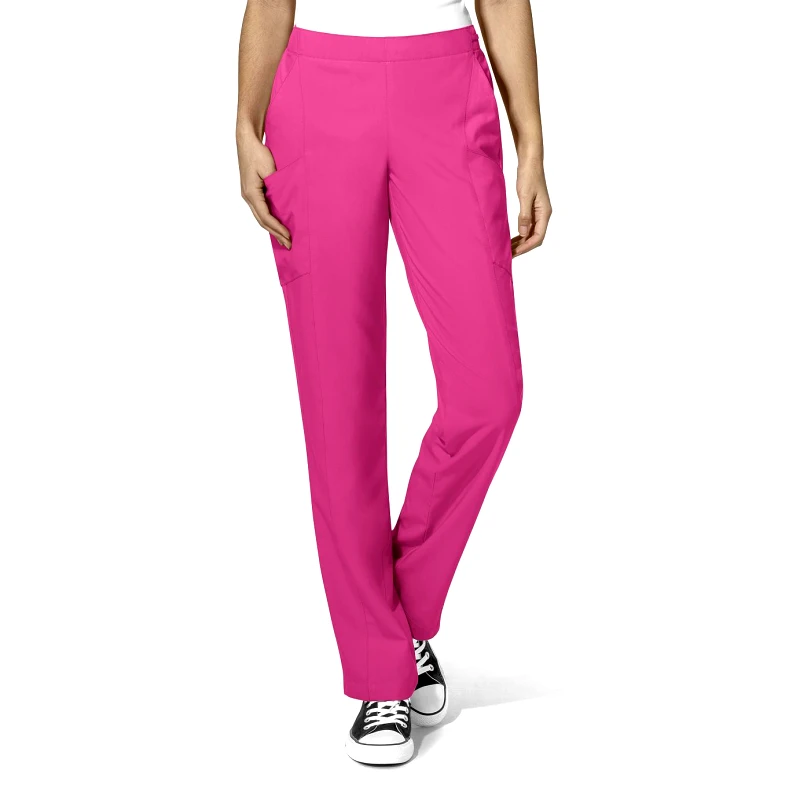 WonderWink Παντελόνι Γυναικείο Υγειονομικών Wonderwink W123 Flat Front Cargo Hot Pink