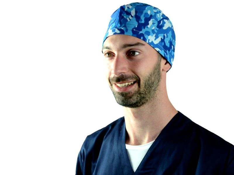 GIMA Σκουφάκι Χειρουργείου Unisex Gima "Funny Cap" Military Blue | Medium