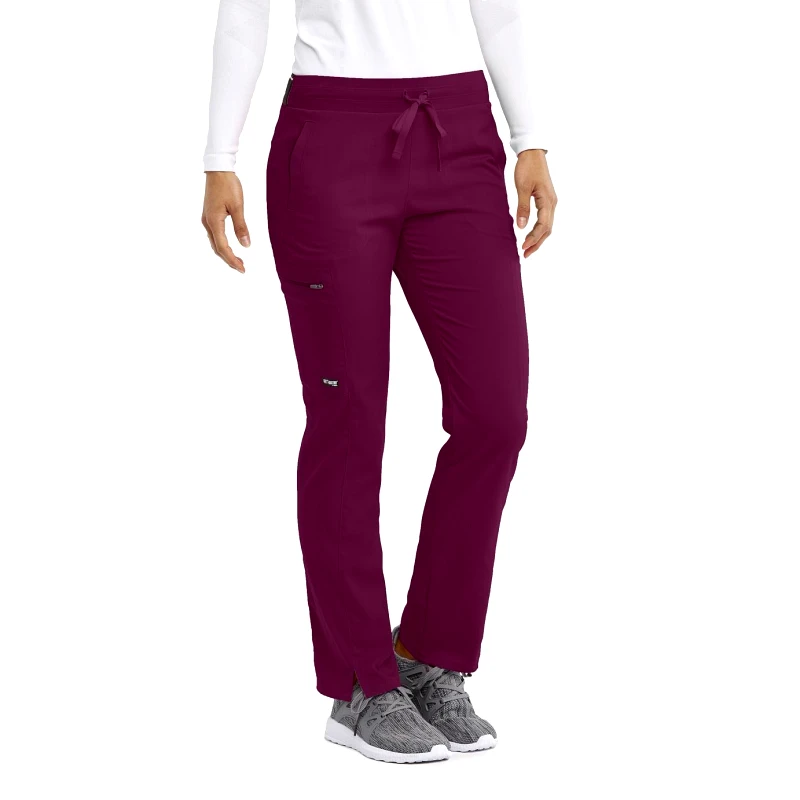 Grey's Anatomy Παντελόνι Γυναικείο Υγειονομικών Grey's Anatomy Spandex Stretch Kim Cargo Wine