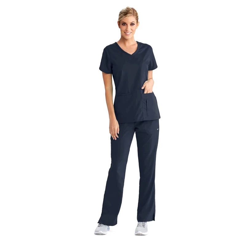 Grey's Anatomy Μπλούζα Γυναικεία Yγειονομικών Cora V-Neck Grey's Anatomy Steel