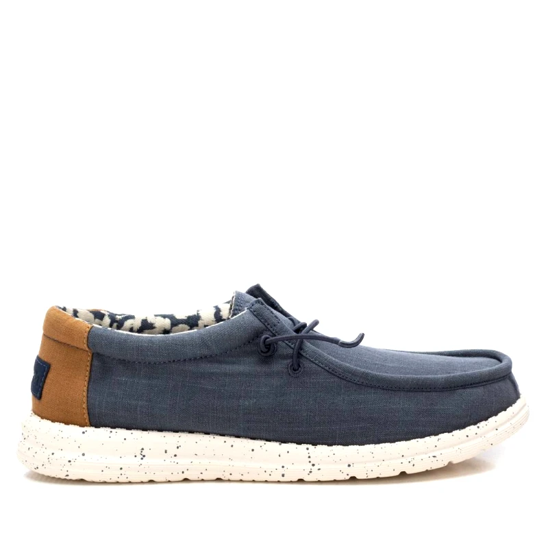 REFRESH Refresh Ανδρικό Πάνινο Μοκασίνι 172468 Vegan NAVY